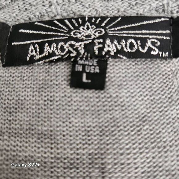 C38 Almost Famous drape front cardigan - Picture 5 of 8